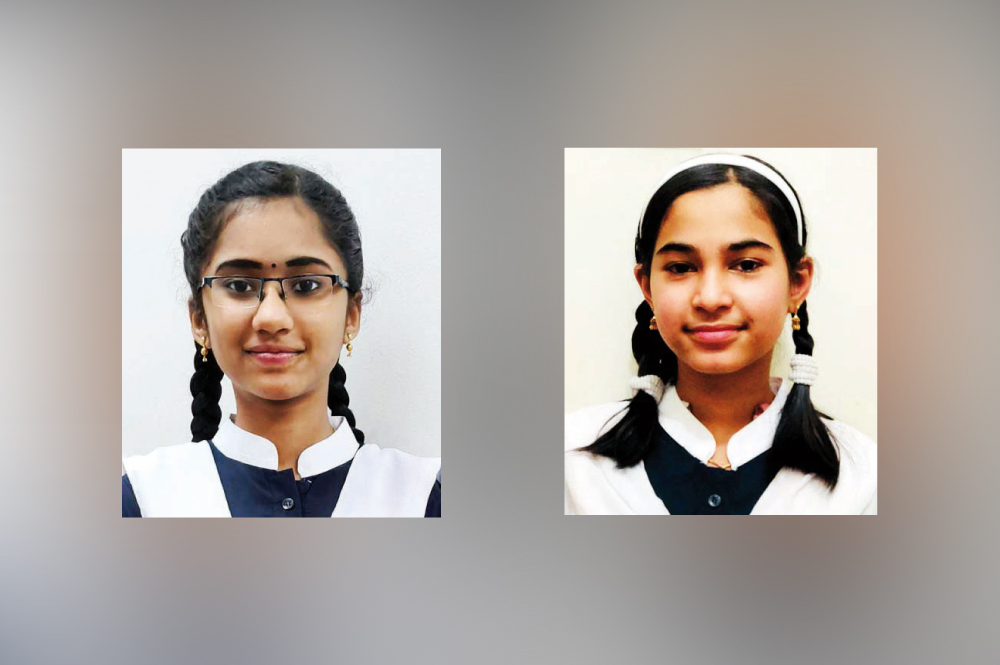 Soubiksha Rajesh (L),Amina Shahal