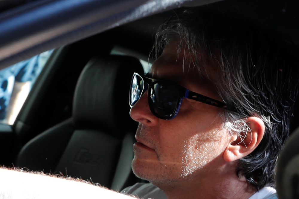 Lionel Messi's father and agent Jorge Messi arrives at his lawyers' office in Barcelona, Spain September 4, 2020. REUTERS/Nacho Doce