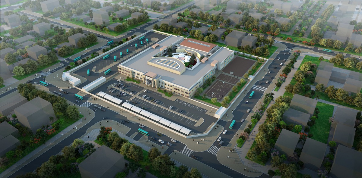 A computer generated image of one of the eight schools to be developed by Barwa Real Estate.