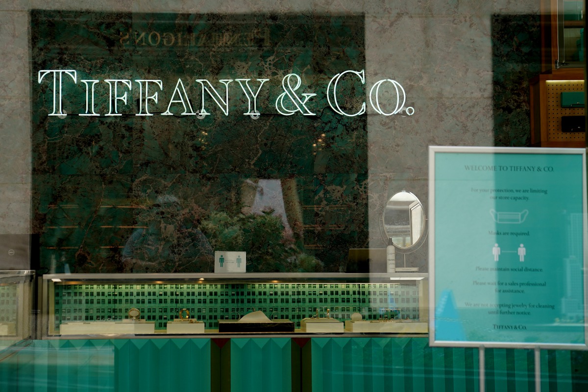 A Tiffany & Co. store is pictured in the Manhattan borough of New York City, New York, U.S., September 10, 2020. REUTERS/Carlo Allegri
