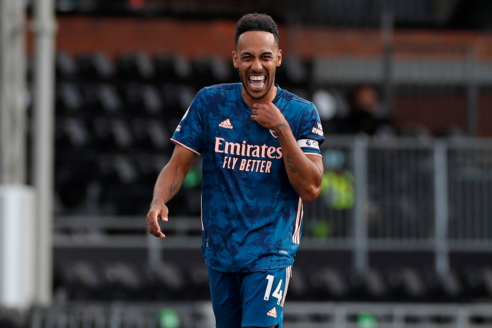 Arsenal's Gabonese striker Pierre-Emerick Aubameyang. AFP 