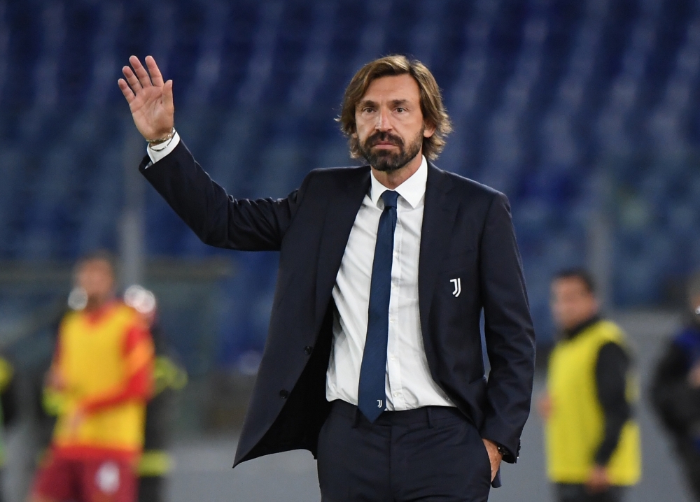 Juventus coach Andrea Pirlo REUTERS/Alberto Lingria