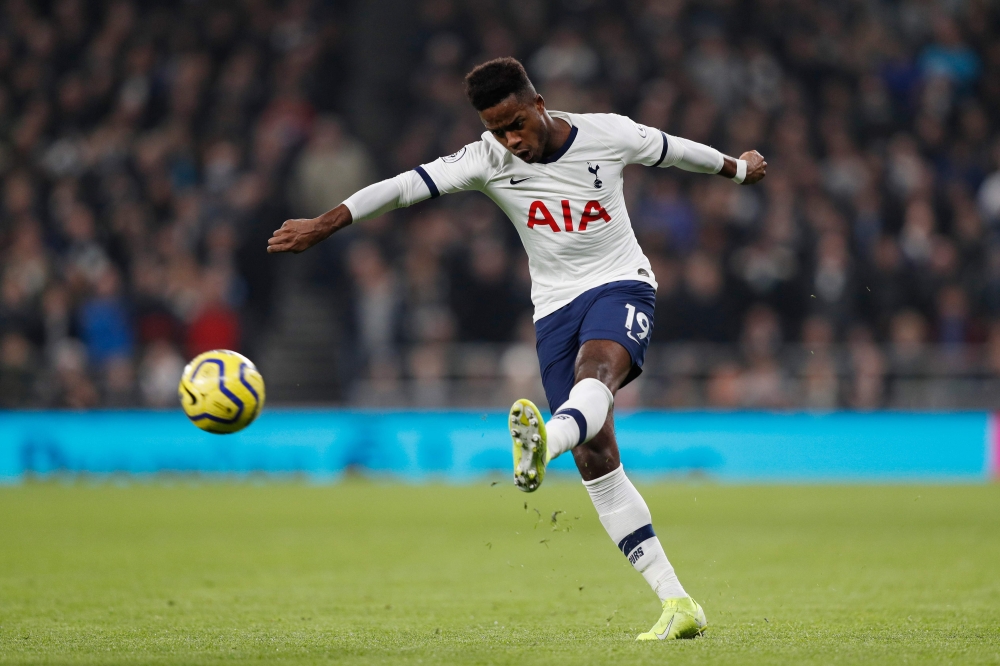 This file photo taken on January 22, 2020 shows Tottenham Hotspur's English midfielder Ryan Sessegnon playing the ball during the English Premier League football match between Tottenham Hotspur and Norwich City at the Tottenham Hotspur Stadium in London. 