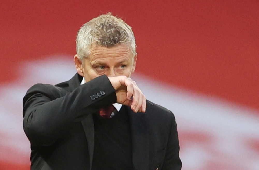 Manchester United manager Ole Gunnar Solskjær.  REUTERS/Carl Recine