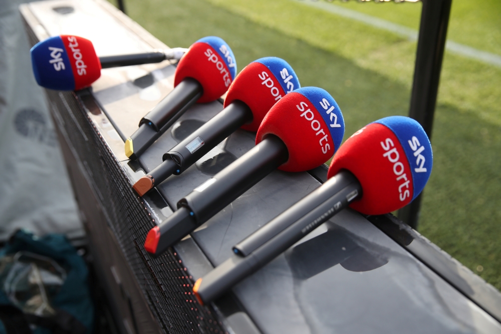  December 22, 2019 General view of Sky Sports microphones before the match REUTERS/David Klein