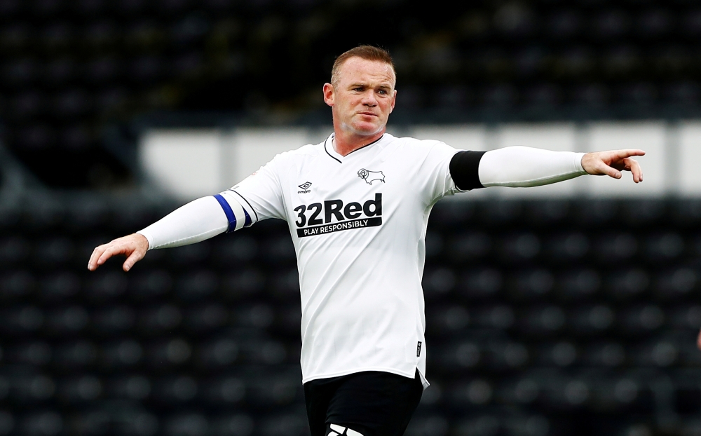 September 26, 2020 Derby County's Wayne Rooney Action Images/Jason Cairnduff