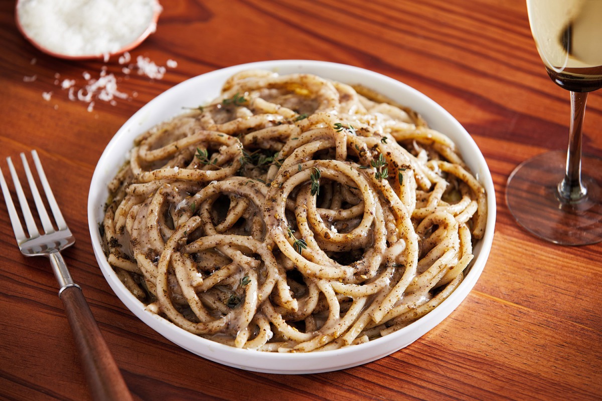 Za'atar Cacio e Pepe. Photo by Tom McCorkle for The Washington Post.
