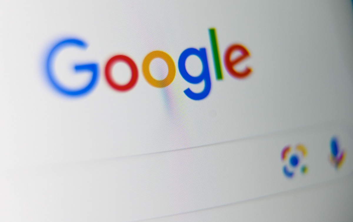 (FILES) In this file photo taken on September 03, 2019 (FILES) In this file photo taken on September 03, 2019 a picture shows the US multinational technology and Internet-related services company Google logo, displayed on a tablet screen, in Lille, northe