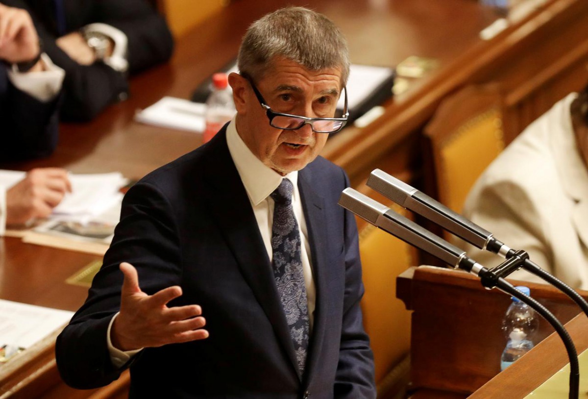  Czech Prime Minister Andrej Babis/FILE PHOTO/REUTERS