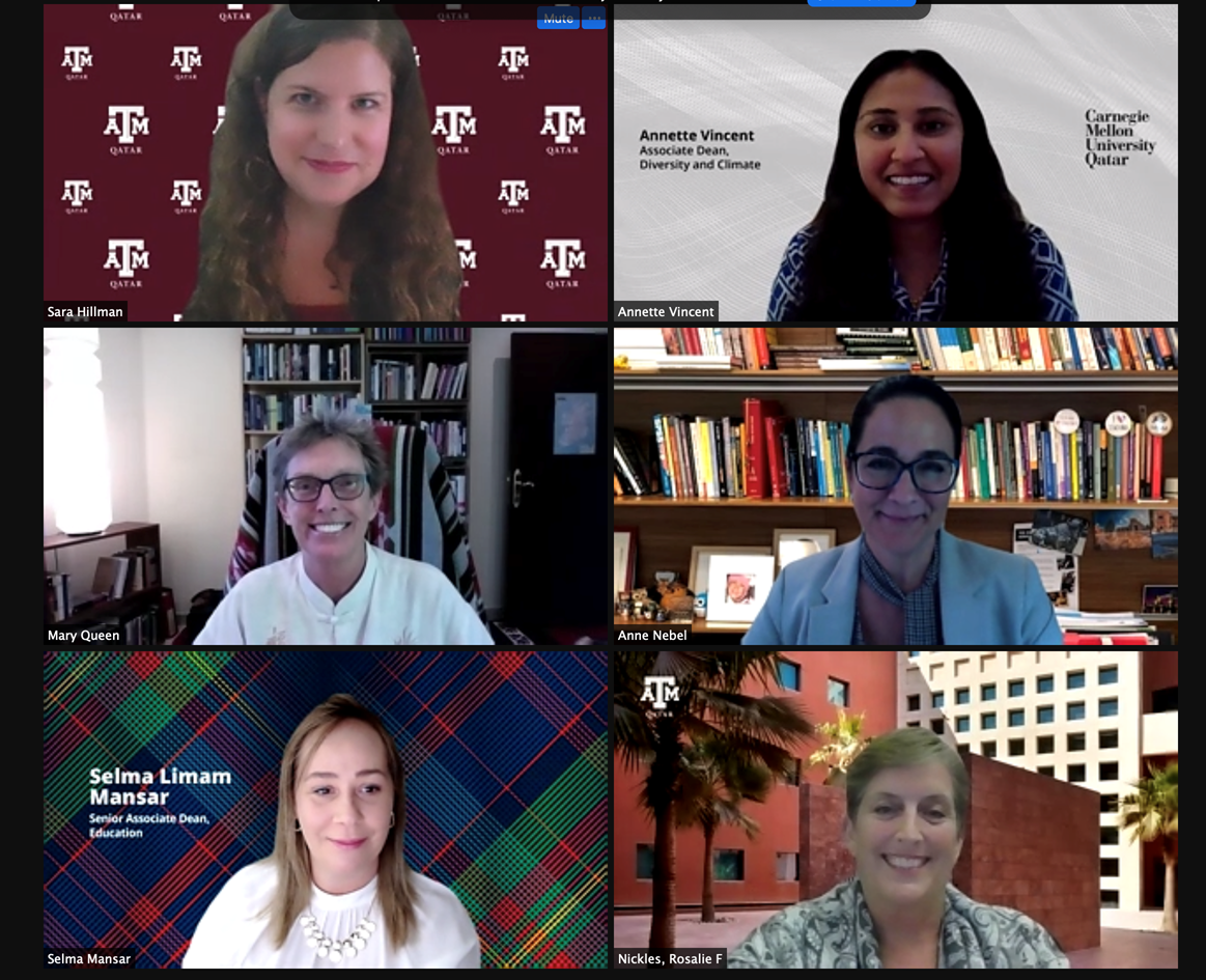 The Women’s Faculty Forum at Texas A&M at Qatar recently brought together four female deans in Education City.