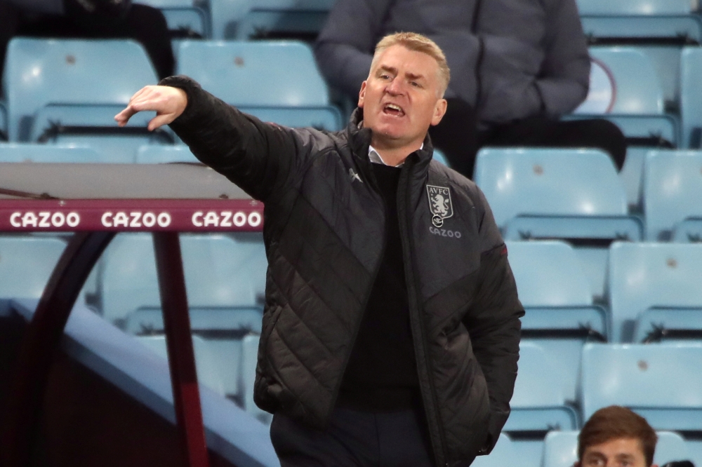 October 23, 2020 Aston Villa manager Dean Smith during the match REUTERS/Nick Potts