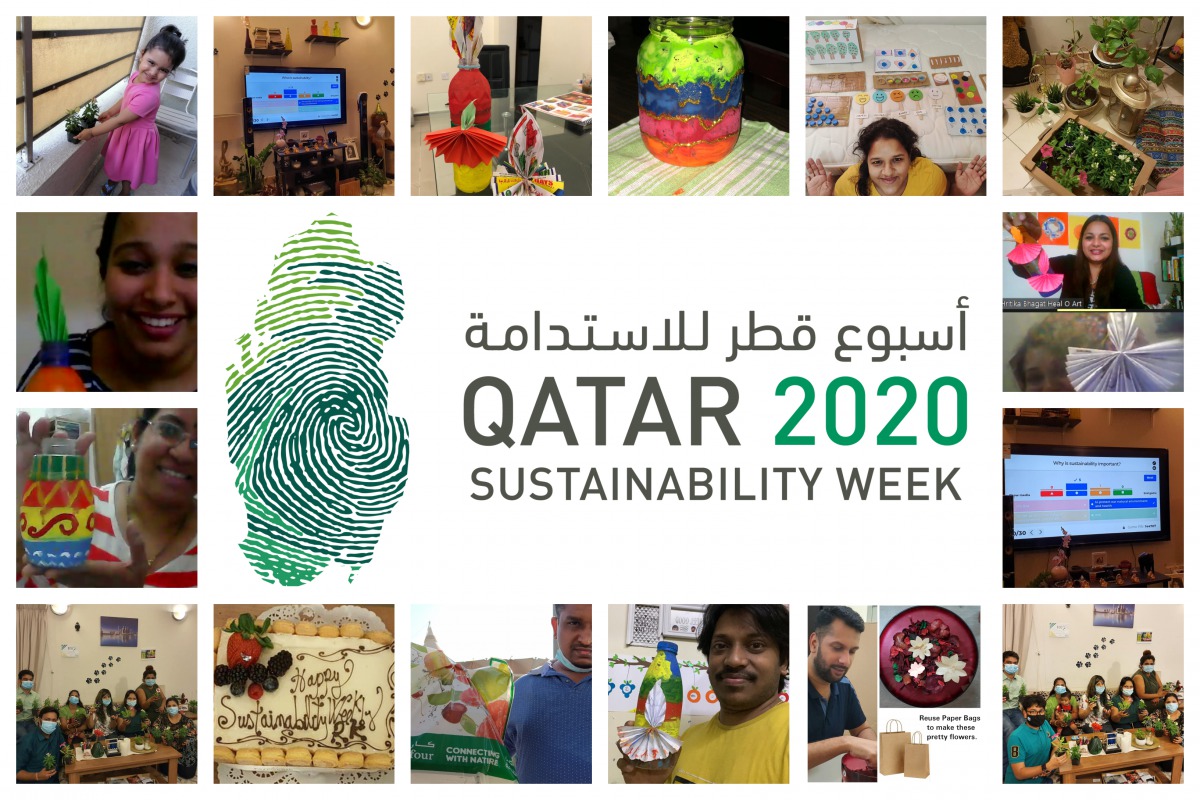 Indian Meetup Friends participates in various activities during Qatar Sustainability Week 2020.