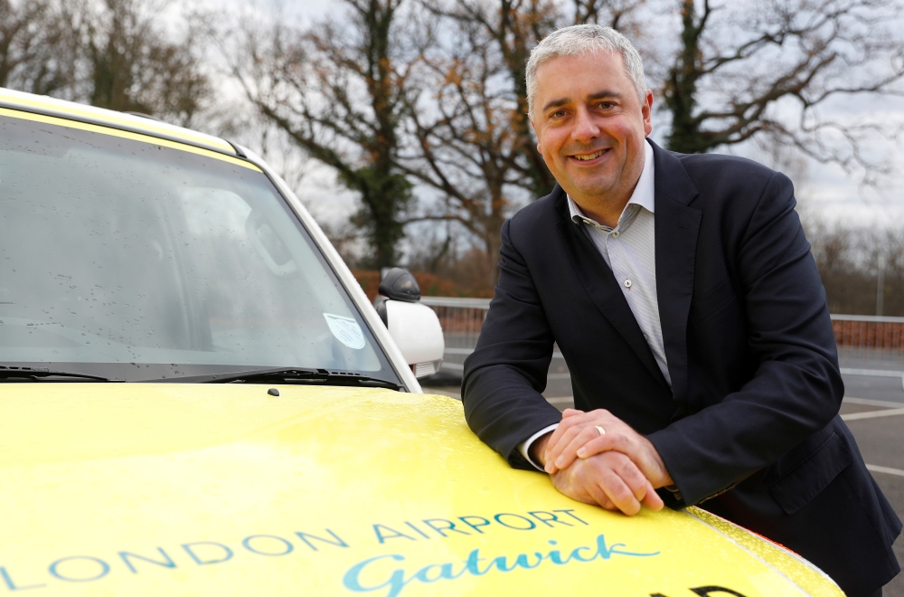 CEO of Gatwick Airport Stewart Wingate poses for a photograph at the Express Test testing facility at Gatwick airport, amid the coronavirus disease (COVID-19) outbreak, in Crawley, Britain, November 27, 2020. REUTERS/Peter Nicholls