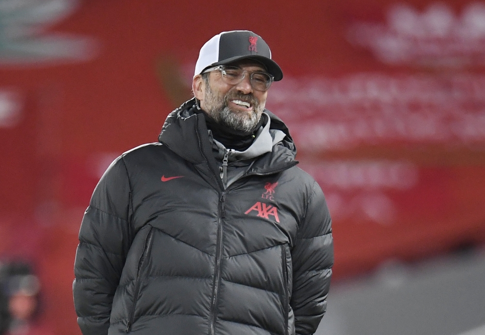 November 25, 2020 Liverpool manager Juergen Klopp Pool via REUTERS/Peter Powell