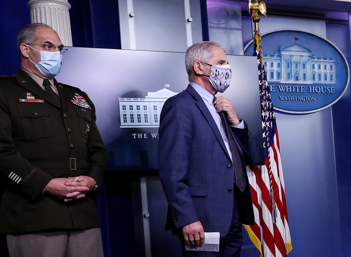 FILE PHOTO: U.S. Army Gen. Gustave Perna, who co-leads the Trump administration effort dubbed 
