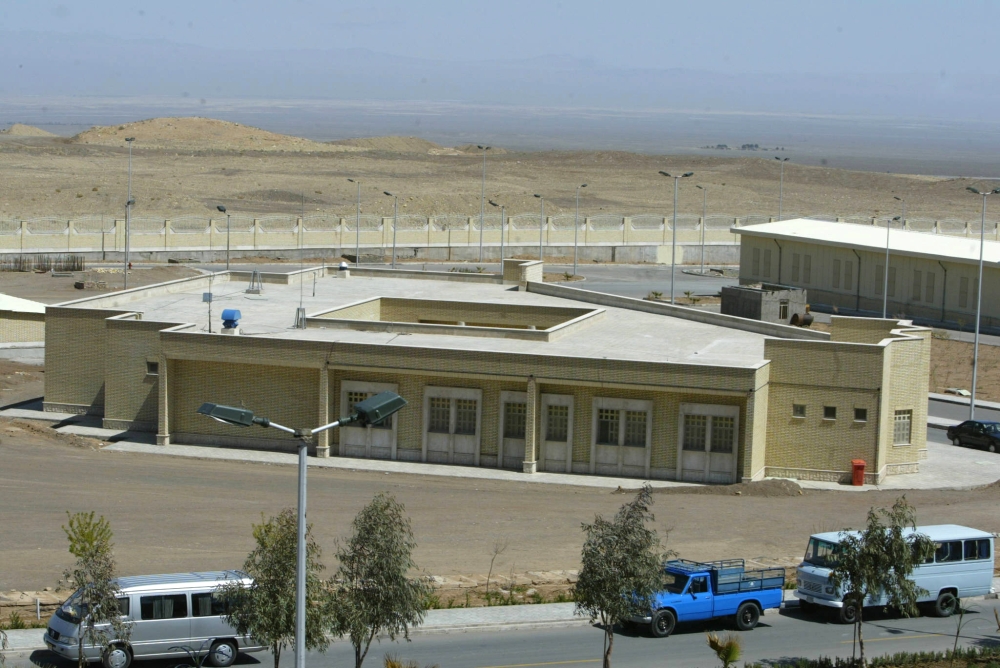 In this file photo taken on March 30, 2005, the Iranian nuclear research centre of Natanz, is pictured 270 kms south of Tehran. AFP / Henghameh Fahimi 