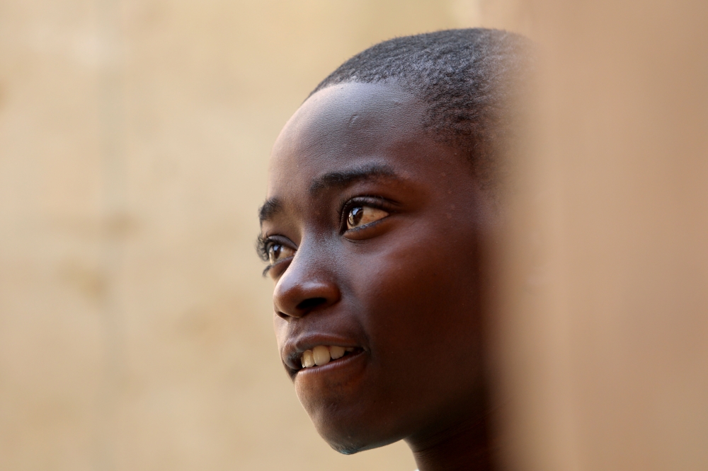 Annas Shuaibu, a rescued student, looks on after he returned home in Kankara, Nigeria, on December 19, 2020. Reuters/Afolabi Sotunde