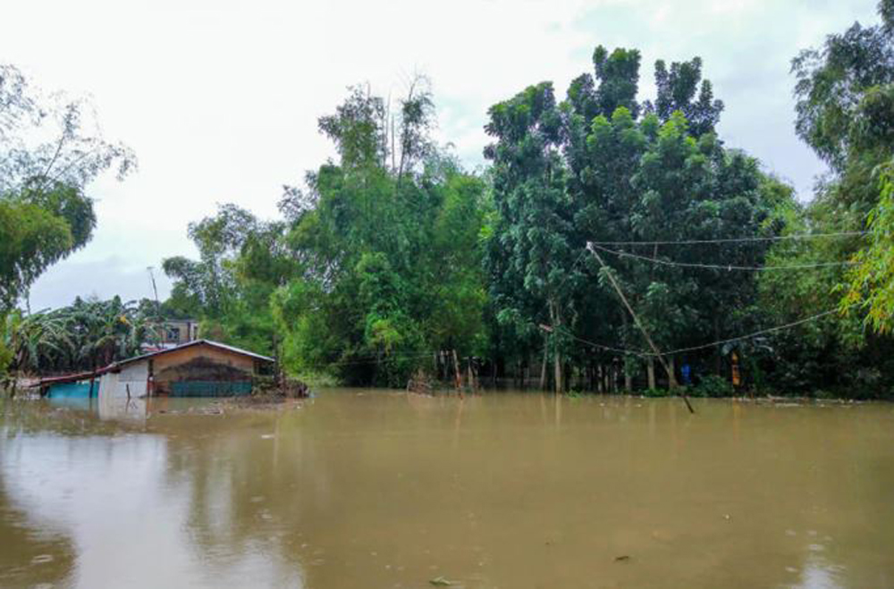 Floodwaters reached waist-deep in 14 towns in the Cagayan Valley in the northeast of the main island of Luzon