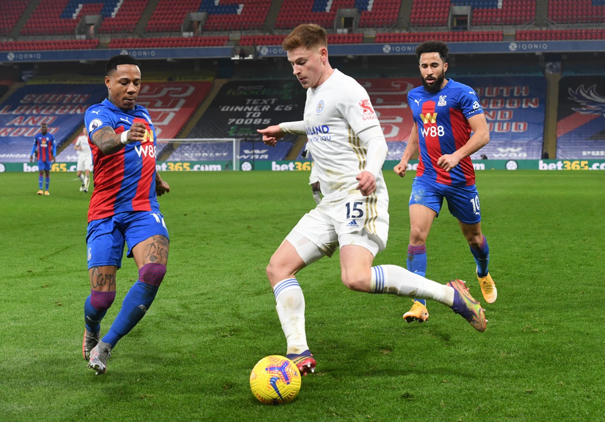 Soccer Football - Premier League - Crystal Palace v Leicester City - Selhurst Park, London, Britain - December 28, 2020 Leicester City's Harvey Barnes in action Pool via REUTERS/Facundo Arrizabalaga