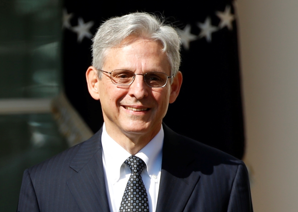 Appeals Court Judge Merrick Garland speaks in the Rose Garden of the White House after being nominated by President Barack Obama (not pictured) to the U.S. Supreme Court in Washington, U.S., March 16, 2016. REUTERS/Kevin Lamarque/File Photo/File Photo