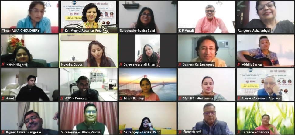 Participants in the event organised by NIA Hindi Toastmasters.