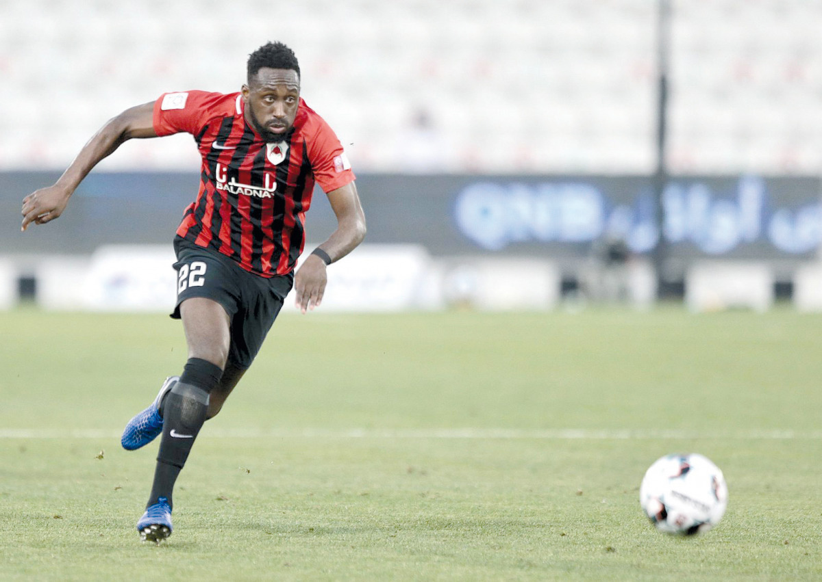 Al Rayyan's Yohan Boli in action.