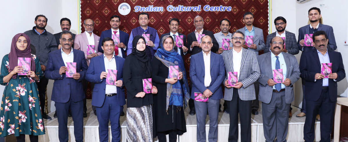 Indian community leaders during the book releasing event held at the ICC Doha.