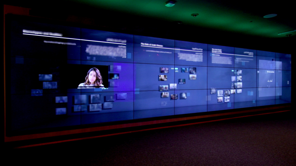 The Media Majlis at Northwestern University in Qatar won the Educational Environments category at the 2020 Digital Signage Expo APEX Awards.