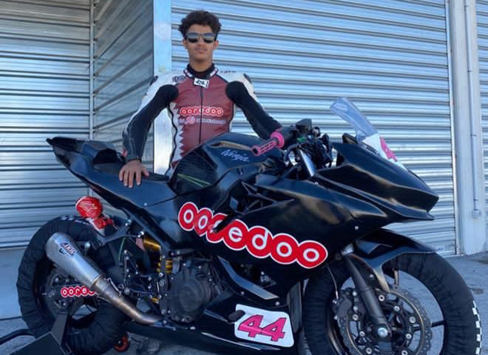 Yousef  Al Darwish currently races in the Rieju Cup, the Spanish Championship 300, and the Asian Talent Cup and will move up to the 600 SuperSport in the next racing season. 