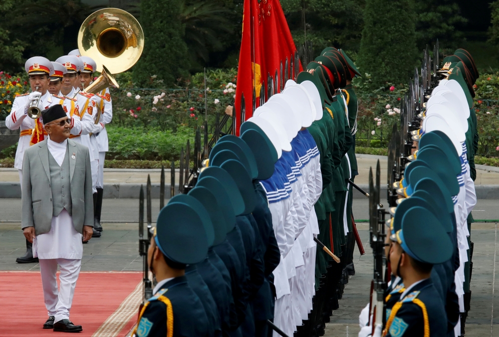 A file photo of Khadga Prasad Sharma Oli
