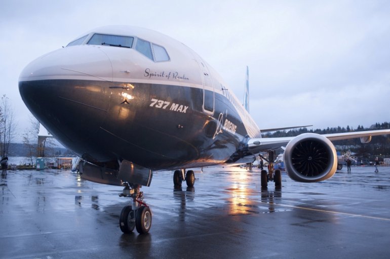 A Boeing 737 MAX 8 sits outside the hangar during a media tour of the Boeing 737 MAX at the Boeing plant in Renton, Washington December 8, 2015. Reuters/Matt Mills McKnight
