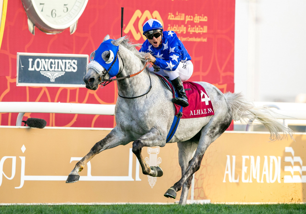 Ebraz, winner of the Amir Sword in 2019 and 2020, in action during an earlier edition of the hugely popular event.