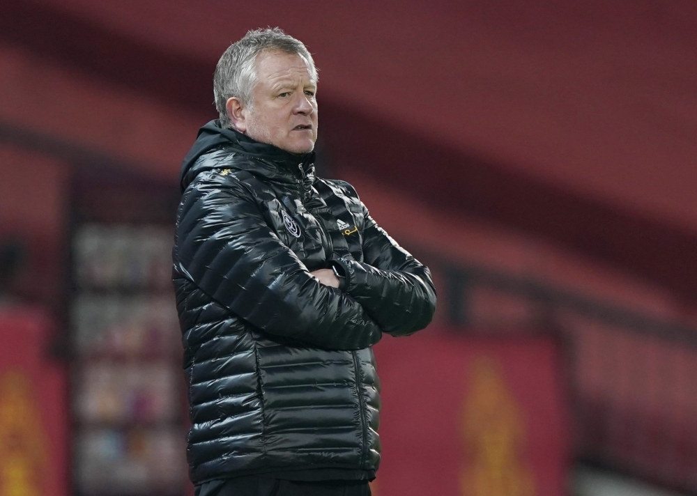 Sheffield United manager Chris Wilder Pool via REUTERS/Tim Keeton