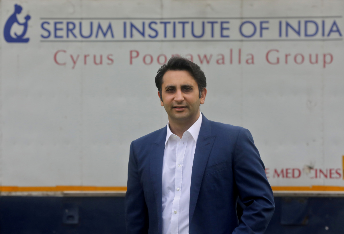 FILE PHOTO: Adar Poonawalla, Chief Executive Officer (CEO) of the Serum Institute of India poses for a picture at the Serum Institute of India, Pune, India, 30 November 2020. REUTERS/Francis Mascarenhas/File Photo
