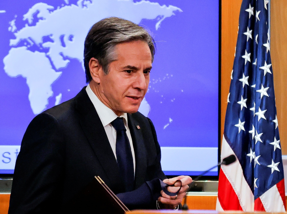 U.S. Secretary of State Antony Blinken. REUTERS/Carlos Barria/Pool