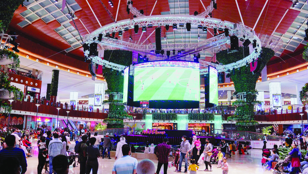 Visitors will be able to enjoy the matches on the giant screens at the 360 degrees Oasis stage.