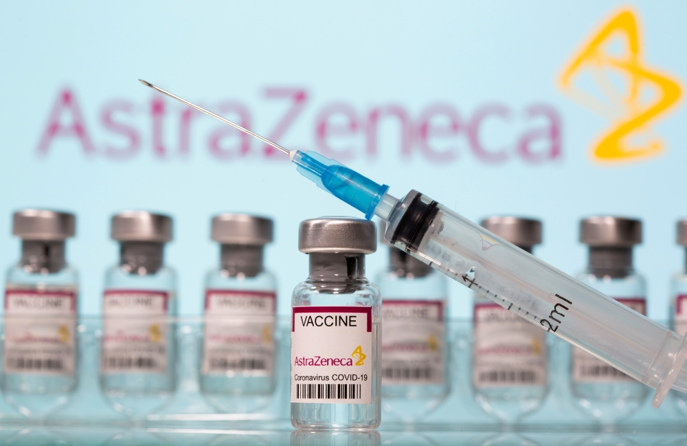 File photo: Vials labelled 