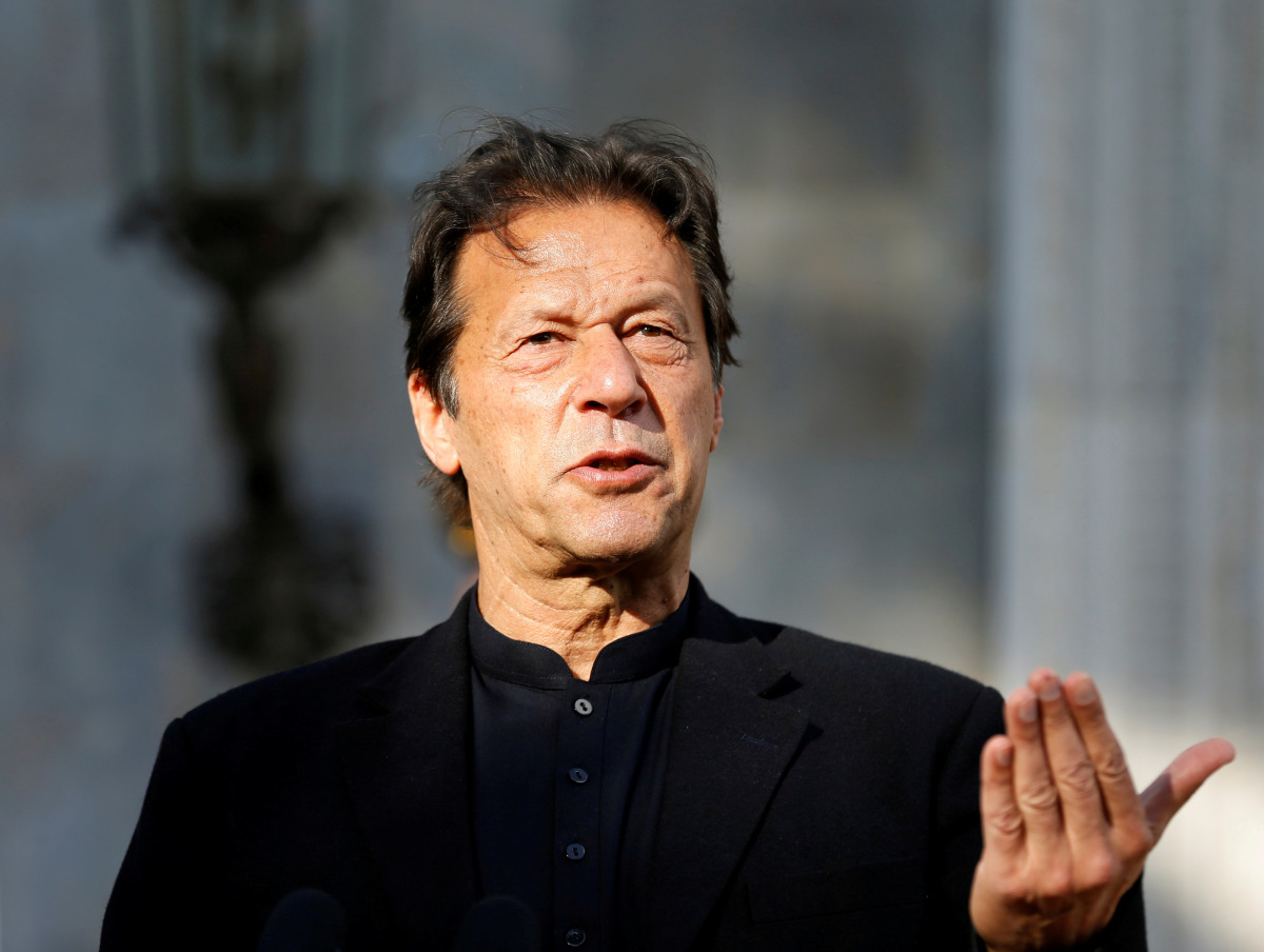 Ousted Prime Minister Imran Khan accused police of detaining hundreds of its supporters