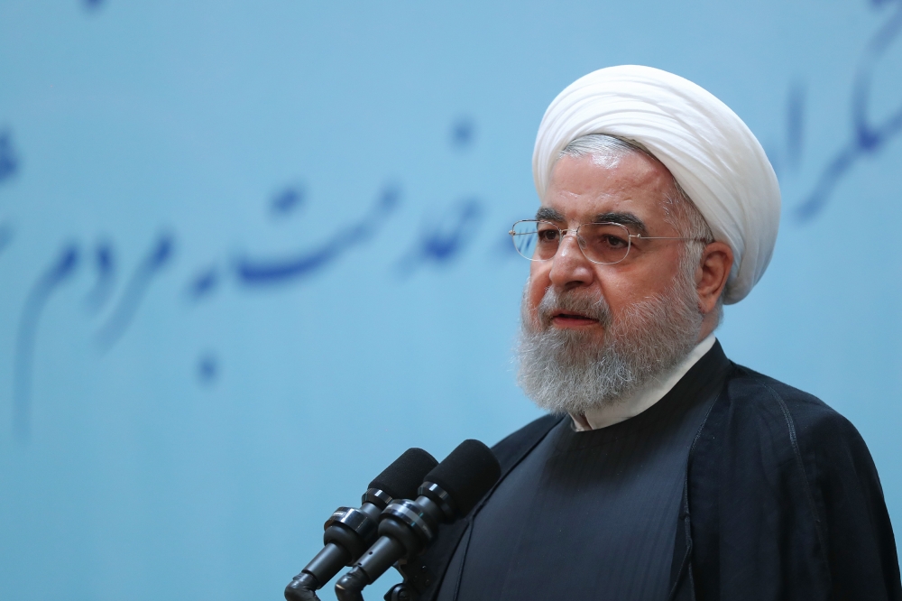 File photo of Iran President Hassan Rouhani 