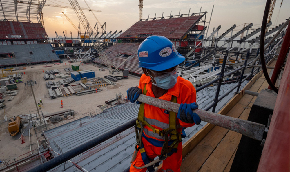 Only 20% of them are employed as workers in the construction sector, which accounts for less than 10% of all deaths between 2014 and 2019. Photo source: sc.qa