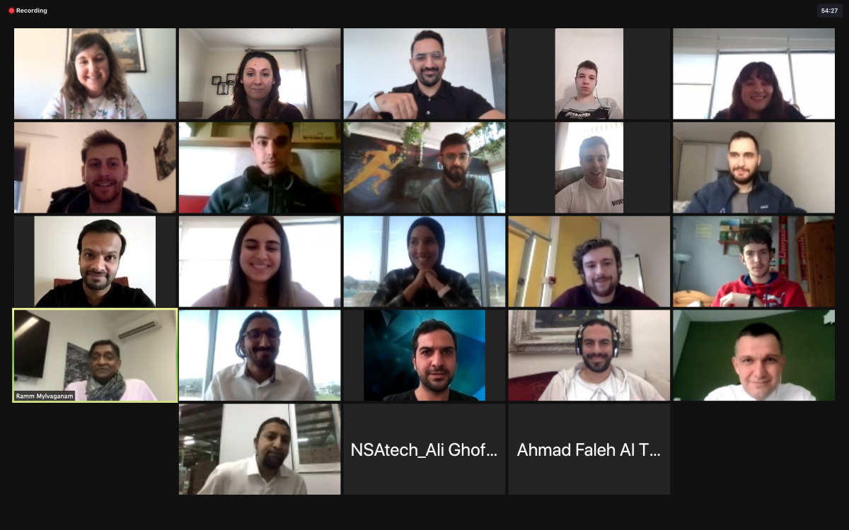 Cohort 4 program participants during the 12-week Accelerator Program virtually. 
