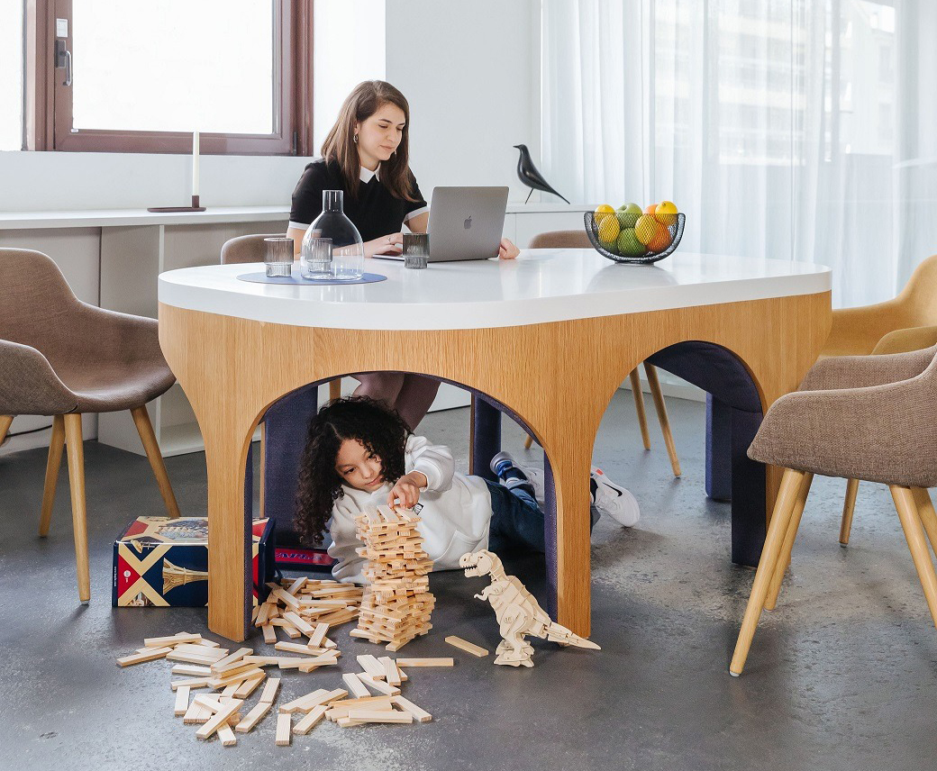 Sleiman's award-winning design is functional while encouraging children's creative play.  (Photo: Thibault  Charpentier)