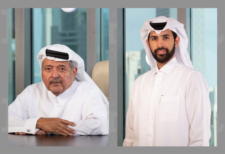 Chairman of Aamal, Sheikh Faisal Bin Qassim Al Thani (left), and Chief Executive Officer and Managing Director of Aamal, Sheikh Mohamed bin Faisal Al Thani
