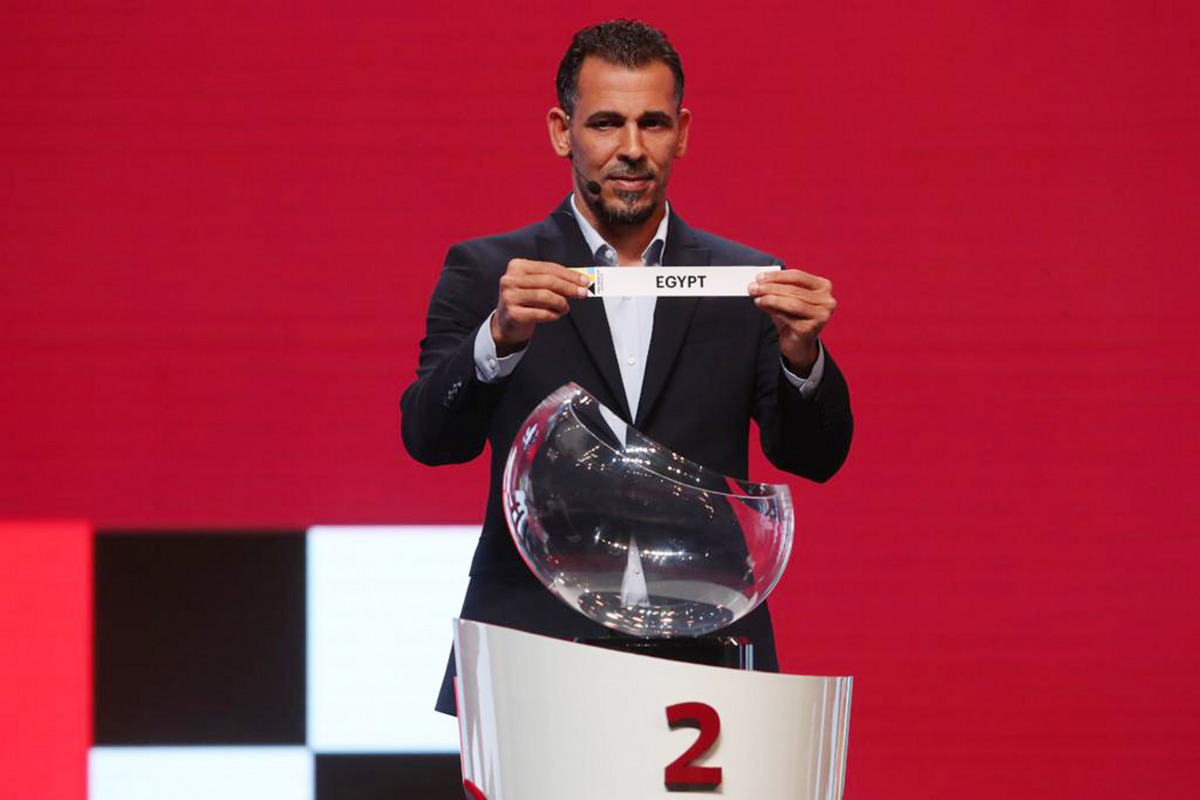 Qatar Legacy Ambassador, Iraqi legend  Younis Mahmoud picks Iraq during the FIFA Arab Cup Draw  