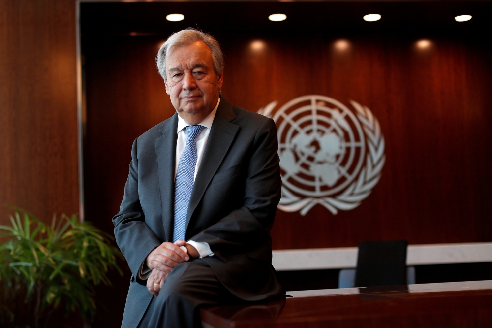 UN Secretary-General Antonio Guterres. 
