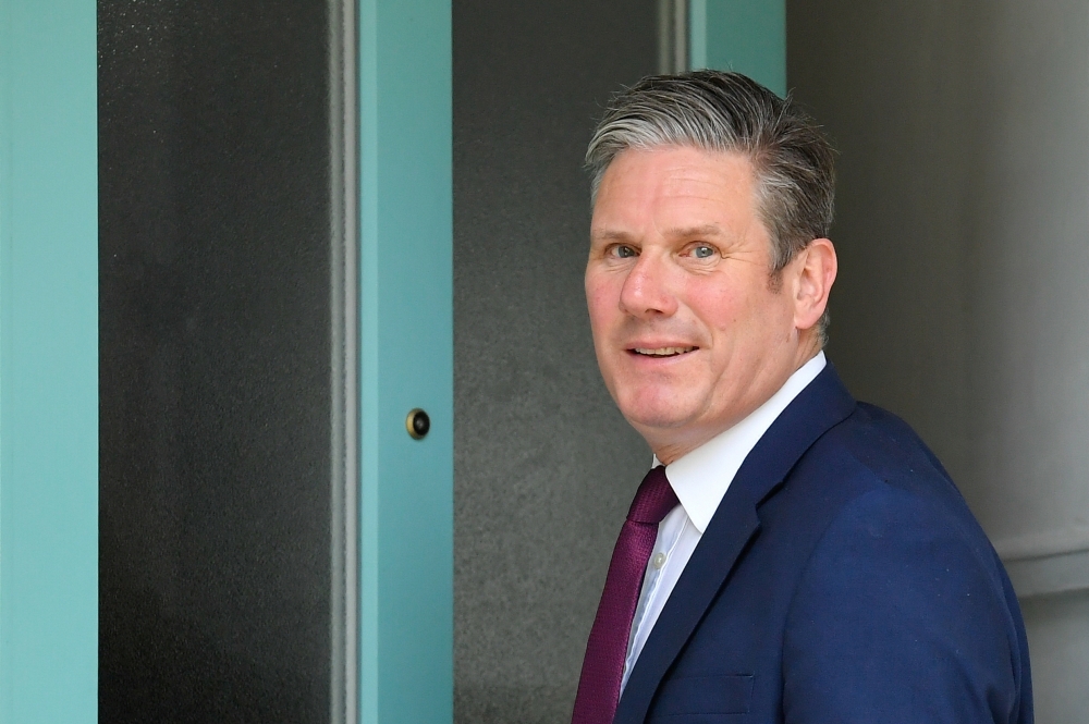 Britain’s Labour Party leader, Keir Starmer leaves his home in London, Britain May 10, 2021. Reuters/Toby Melville