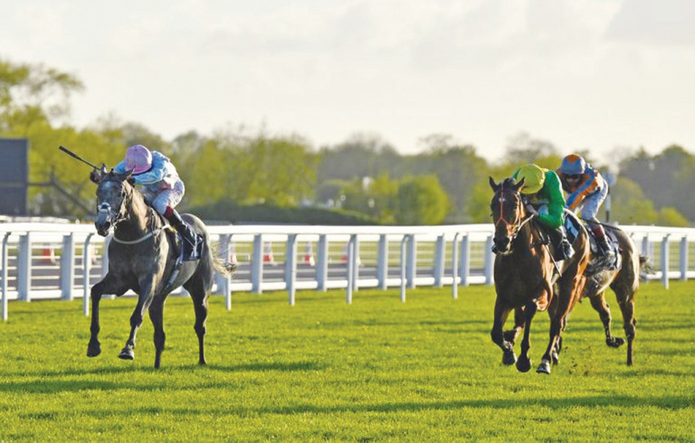 Oisin Murphy guides Zuraig to victory. Pic: Francesca Altoft