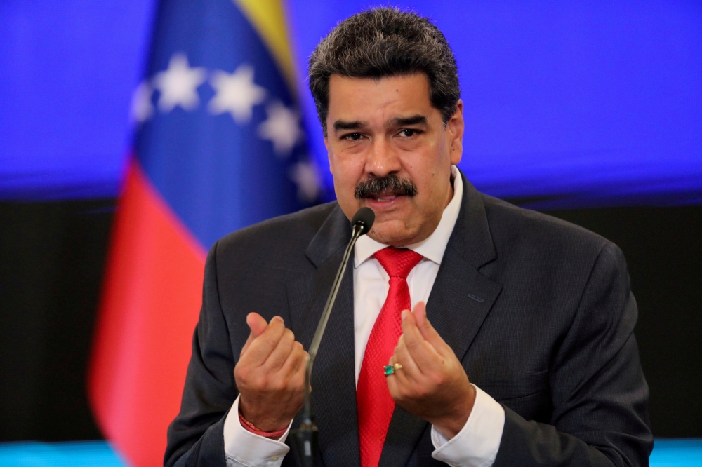 File photo of Nicolas Maduro 