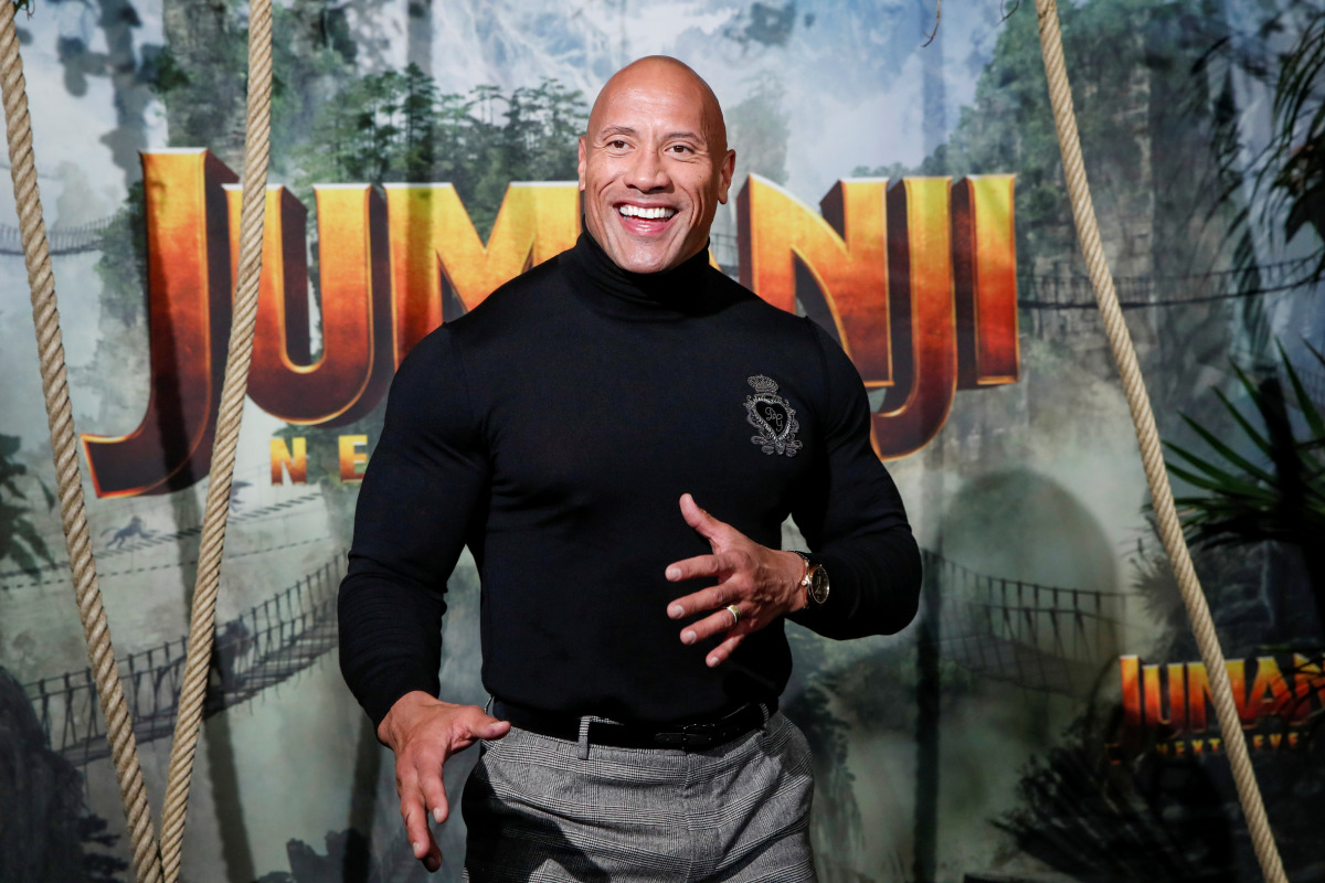 FILE PHOTO: Cast member Dwayne Johnson attends the premiere of the movie 