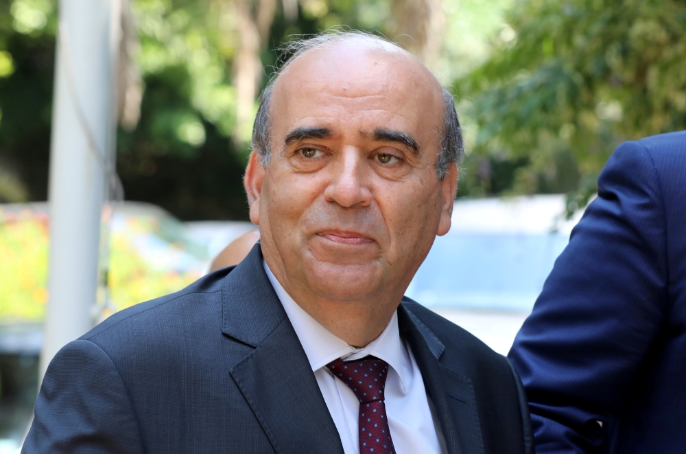 File photo: Charbel Wehbe, Lebanon's newly appointed foreign minister arrives at the Ministry of Foreign Affairs in Beirut, Lebanon August 4, 2020. Reuters/Mohamed Azakir/File Photo